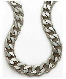 Mens Plain Necklace Silver Chain 51cm Length Model Sc30320