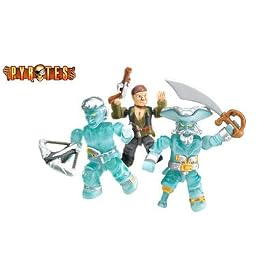 Mega Bloks Pyrates Figure 3 Pack Vestige, Pascal Scallywag, Ghoulugger