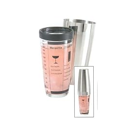 Click here to buy Oggi Professional Glass And Stainless Steel Cocktail Shaker by Oggi.