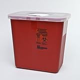 Kendall Sharps Container with Rotor Lid - 2 Gallon
