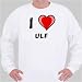 I Love Ulf Sweatshirt
