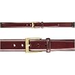 CORTINA BELT - Mens - Hand Crafted Belgian Leather, Brass Buckle, Single Loop