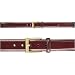 CORTINA BELT - Mens - Hand Crafted Belgian Leather, Brass Buckle, Single Loop