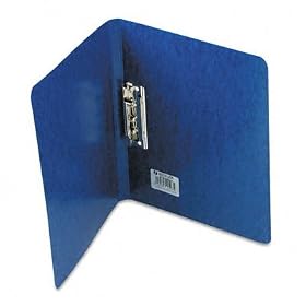 Presstex Grip Punchless Side Clamp Binder, 5/8" Capacity, Letter, Dark Blue ACC42523