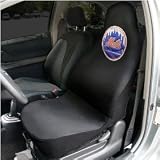 New York Mets Black Team Logo Car Seat Cover