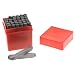 36 Piece Letter & Number Punch Set For Stamping Metal Large 1/4 Inch 6mm (1 Set)