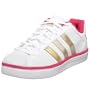 adidas Women's Superstar Vulcano W Basketball Shoe,White/Bloom/Gold,7 M
