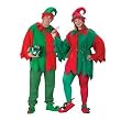 Unisex Adult 5-Piece Christmas Elegant Elf Costume Set - Adult Plus Size