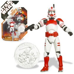 Shock Trooper Super Articulated w/ Coin Saga Legends Wave 1 30th Anniversary 2007