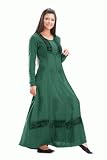 Holy Clothing Julianne Gypsy Velvet Lace Indian Peasant Embroidered Boho Dress