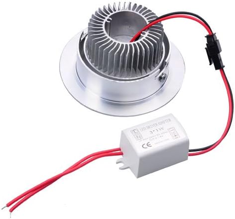 de best goods 3 x 1W 3-LED Warm White Ceiling Lamp - Silvery (85~265V)