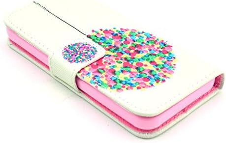 S3 Case Samsung Galaxy S3 i9300 Kickstand Case,MOUSE Monster Colorful Balloons Pattern Premium PU Leather Magnet Flip Folio Kickstand Case Cover for Samsung Galaxy S3 i9300(Built-in Card Slots)