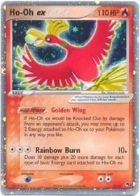 Pokemon Collectible Tin Promo Single Card Ho-Oh EX 17/17 Shiny Holo