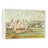 IMAGE OF DRYING BUFFALO MEAT/CATL - Canvas - Medium - 30x45cm