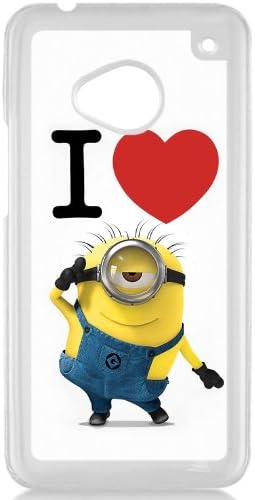 Despicable Me Minions HTC One M7 Hard Plastic Black or White case (White)