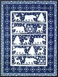 Snow Silhouette Blanket (Polar Bear Throw Blanket From Biederlack)