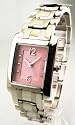Fossil Women's Dress Pink Dial Stainless Steel Watch #ES2121