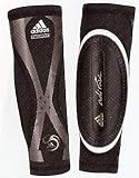 adiPURE Leather Shinguards-black/metallic silver