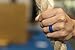 Mens Silicone Wedding Ring Wedding Band - 3 Ring Pack with Gift Box - Black, Light Grey and Blue - Premium Quality
