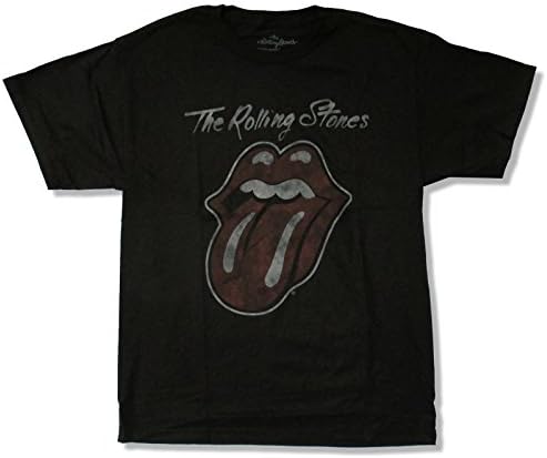 Bravado Adult The Rolling Stones "Shady Tongue" Black T-Shirt (Large)