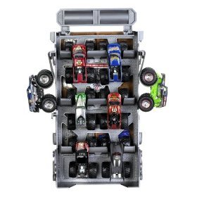 Hot Wheels Show-Off Showdown Action Set - Ramp/Carry Case + 3 Monster Trucks
