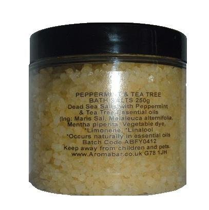 Fresh Feet Dead Sea Bath Salts Soak 250g With Tea Tree & Peppermint Essential Oils