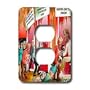 Londons Times Funny Music Cartoons - John Tesh Music Is Hell - Light Switch Covers - 2 plug outlet cover