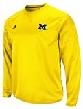 Michigan Wolverines adidas Gold 2011 Football Adizero Sideline Practice Crewneck Sweatshirt