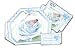 12 Baby Shower Bomboneiras, Ribbons, Party Favors, and Invitations with Envelopes - Baby Boy, in Spanish