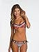 Yonala Womens Printed Push up Padded Bra Halter Raceback Beach Swimsuit Beachwear,Multicolor,Medium