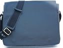 Black Leather messenger Bag from A-SK