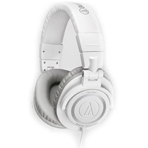 white studio monitors