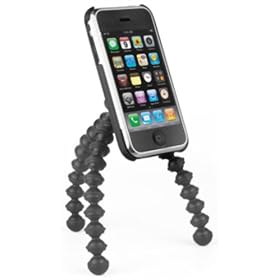 Joby GM2 Gorillamobile Flexible Tripod with Universal Camera Adapter, 2 Removable 3M High-Bond Adhesive Clips and iPhone case for 3G or 3Gs