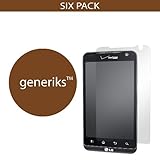 Generiks TM LG Revolution *DIAMOND* Screen Protectors (6 Pack!!!)