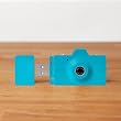 Superheadz CLAP Digital Camera Powershovel Turquoise Blue