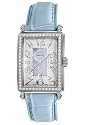 Gevril Women's Mini Quartz Avenue of Americas Blue Diamond Watch #7247NL