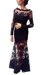 Sexy  Cocktail Full Length Polyester Bateau Neck Backless Lace Long Sleeves  Ball Gown Evening Dress/Prom Dress/Party Dress/Wedding Dress 