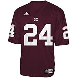 Adidas Mississippi State Bulldogs #24 Maroon Replica Football Jersey