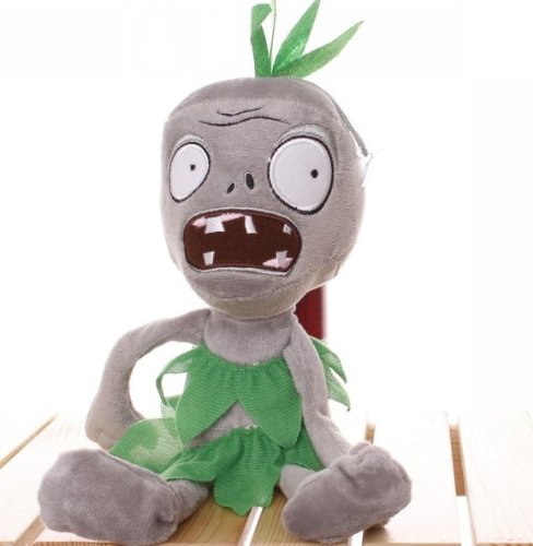 Plants vs Zombies Style Plush Toys Green Dress Zombies Doll New 26 cm