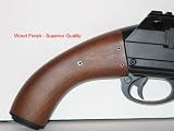 STARTER PACK - Wood Finish HEAVY Airsoft Shotgun 350 FPS w/ FIRST CLASS WORKMANSHIP, w/ LASER, RED-DOT SCOPE, FLASHLIGHT + 1 extra Magazine + 8000 BBs