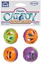 Vo-Toy VIP Paw Print Lattice Cat Ball 4 pack
