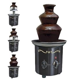 Nostalgia CFF-600 Stainless-Steel 2-Tier Chocolate Fondue Fountain