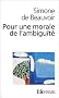 Pour une morale de l'ambigu�t�