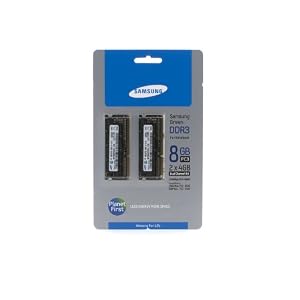 Samsung Electronics Extreme Low Voltage 30nm SODIMM 8 Dual Channel Kit DDR3 1600 (PC3 12800) 204-Pin DDR3 SO-DIMM