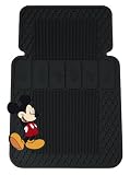 PlastiColor 000722R25 Mickey Mouse Pockets Style Universal-Fit Molded Front Floor Mat - Set of 2