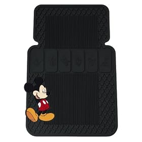 Mickey Mouse Pockets Style Universal-Fit Molded Front Floor Mat - Set of 2