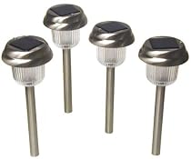 Gardman L6002 Orbis Stainless Steel Solar Light, Four Pack
