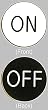 Set of 3 On / Off Chip Button for Craps - Casino Supplies > Accessories > Misc. Accessories