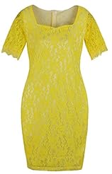 Petite Sexy Short Sleeves Lace Bodycon Dress 