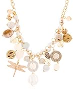 Edien Collar Portobello Dorado / Rosa